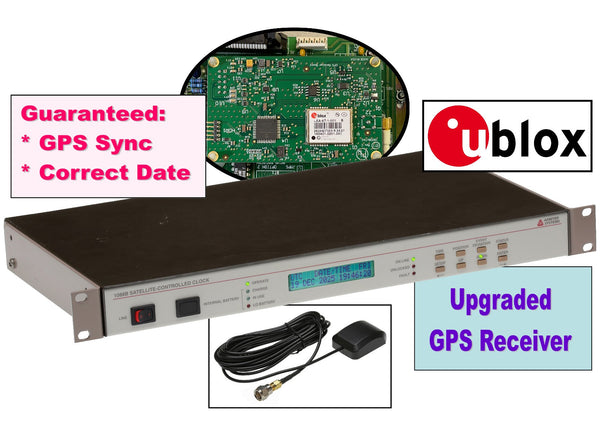 Arbiter Systems 1088B GPS Atomic Clock Time Receiver LCD Display IRIG-B Timecode [Refurbished]-www.prostudioconnection.com