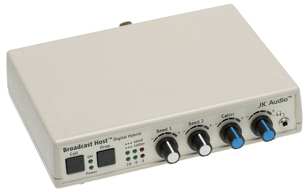 JK Audio Broadcast Host Console Phone Audio Interface Digital Hybrid 115/230V-www.prostudioconnection.com