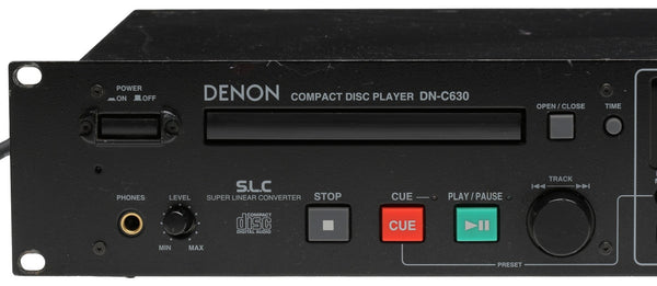 Denon DN-C630 Professional Rackmount CD Player SPDIF Balanced Analog XLR w/Pitch [Used]-www.prostudioconnection.com