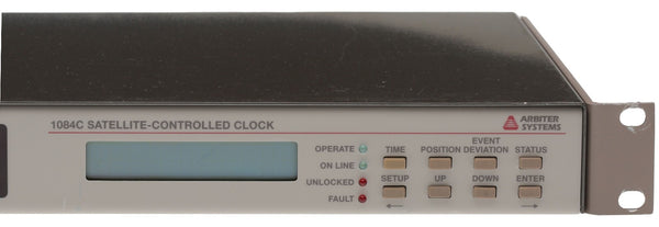 Arbiter Systems 1084C UPGRADED ublox GPS LED Clock Time Display IRIG-B Timecode [Refurbished]-www.prostudioconnection.com