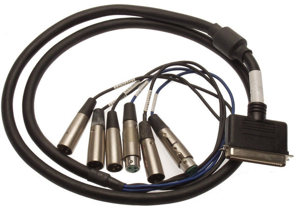 AudioScience CBL1012 XLR ASI6012 Analog Breakout Cable 2 Stereo Outs CBL1004 [Used]-www.prostudioconnection.com
