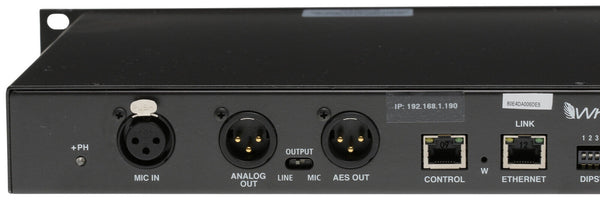 Wheatstone Vorsis M-1 AES Digital 96KHz Voice Processor Preamp Compressor M1-www.prostudioconnection.com