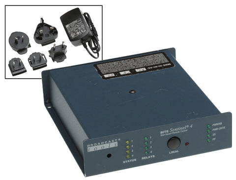 Broadcast Tools Site Sentinel 4 Web Signal Monitor Silence Sensor Failover Relay-www.prostudioconnection.com
