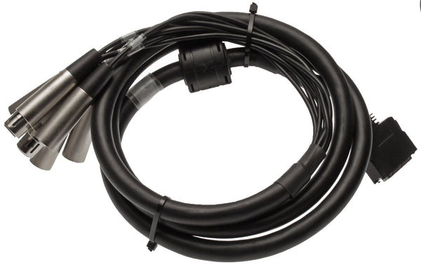 AudioScience CBL1022 XLR HD50 ASI6620 Analog Breakout Cable 2 Stereo Outs 2 Ins [Used]-www.prostudioconnection.com