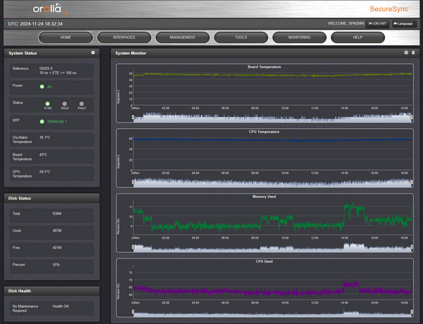 Spectracom SecureSync 023 OCXO GPS GLONASS NTP Network Time Server GPSDO 10MHz-www.prostudioconnection.com