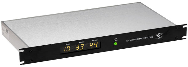 ESE ES-102U UPGRADED ublox GPS SMPTE/EBU TC90 Timecode LED Clock Time Receiver [Used]-www.prostudioconnection.com
