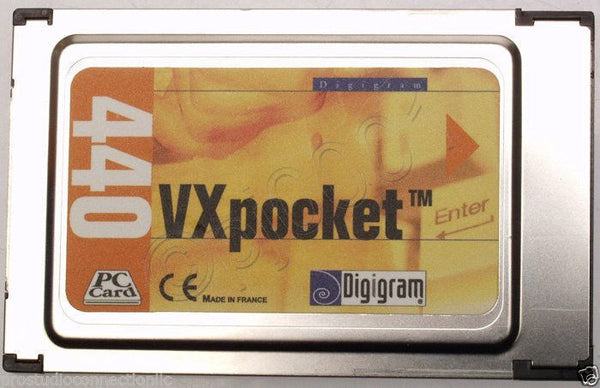 Digigram VXpocket 440 Laptop AES S/PDIF Digital Audio Interface Balanced XLR I/O [Used]-www.prostudioconnection.com