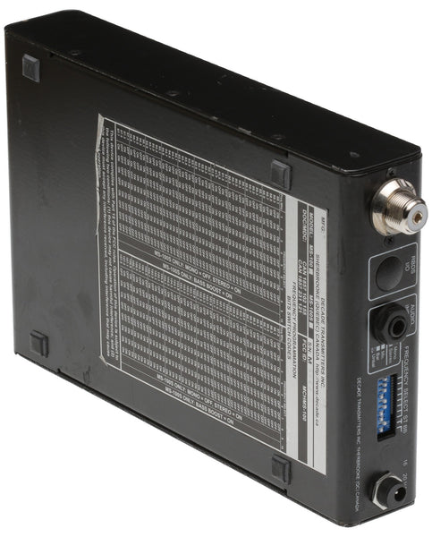 Decade MS100 FM Mono Professional Low Power Audio Transmitter PL259 SO239-www.prostudioconnection.com