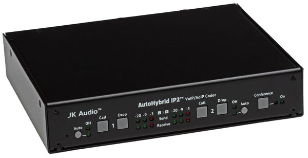 JK Audio AutoHybrid IP2 Broadcast VoIP AoIP Hybrid G.722 Wideband SIP Client [Used]-www.prostudioconnection.com