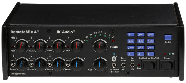 JK Audio RemoteMix 4 Portable Sports Field Mixer Broadcast Bluetooth Hybrid IFB-www.prostudioconnection.com
