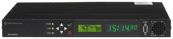 Spectracom SecureSync 213 OCXO NTP Network Time Server GPS 10MHz Oscillator-www.prostudioconnection.com