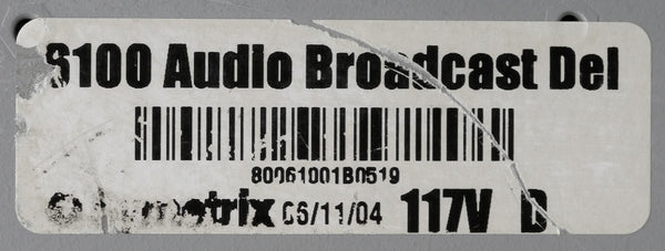 Symetrix Airtools 6100 AES Digital Audio Broadcast 20 Sec Profanity Delay DUMP-www.prostudioconnection.com