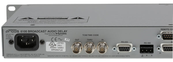 Symetrix Airtools 6100 AES Digital Audio Broadcast Profanity Delay DUMP Button-www.prostudioconnection.com