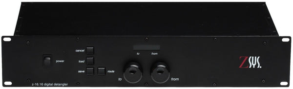 Z-Sys Z-16.16 Digital Detangler BNC TOSlink SPDIF to AES XLR Audio Router Switch-www.prostudioconnection.com