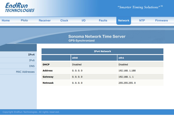 Endrun Technologies Sonoma D12 GPS TCXO NTP Network Time Server with HTTP-www.prostudioconnection.com