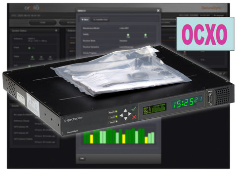 Spectracom SecureSync 013 GPS GLONASS OCXO 10MHz Oscillator NTP Network Server-www.prostudioconnection.com