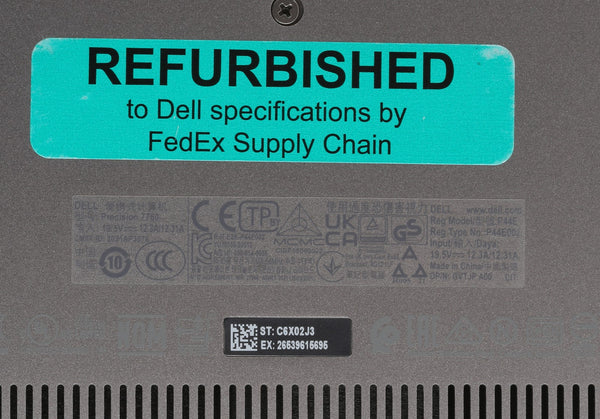 Dell Precision 7760 Xenon W-11855M 3.2GHz 64GB 512GB 17.3 FHD RTX4000/8GB W11Pro-www.prostudioconnection.com