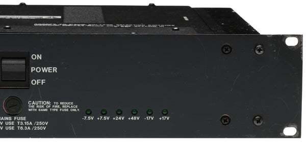 Soundcraft CPS-450/B Power Supply Audio Mixer Console Rackmount 115V/230V CPS450 [Used]-www.prostudioconnection.com