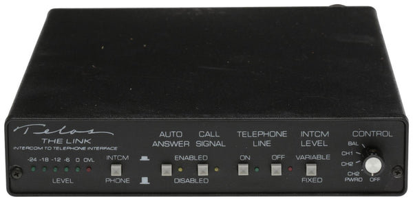 Telos The Link Intercom Telephone Interface Digital Hybrid for RTS Clearcom One [Used]-www.prostudioconnection.com