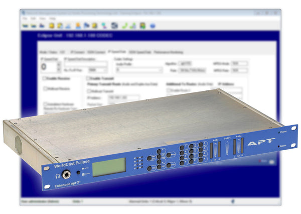 Worldcast Eclipse APT-X Broadcast AES Digital Audio STL Stereo Codec AoIP ISDN [Used]-www.prostudioconnection.com