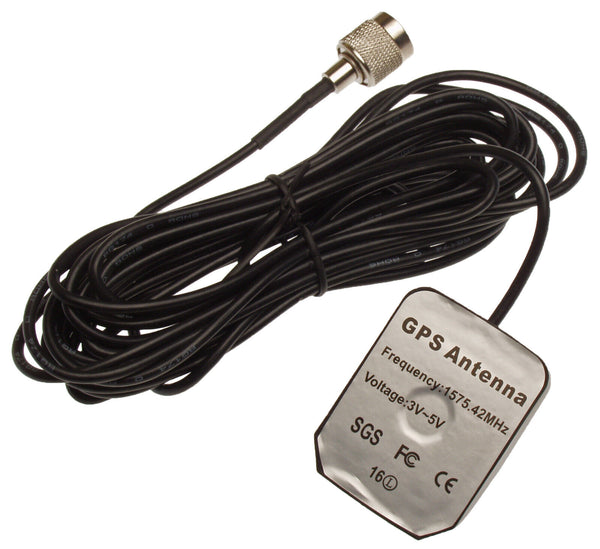 GPS 28dB TNC Male 3V-5V Mobile Antenna Miniature Mag Mount w/ 16ft Downlead NEW-www.prostudioconnection.com