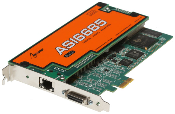 Audioscience ASI6685 PCIe Livewire Broadcast 8 Channel Multichannel Sound Card-www.prostudioconnection.com