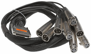 AudioScience CBL4022 ASI67xx/ASI57xx 2+2 Channel Balanced Analog Breakout Cable-www.prostudioconnection.com