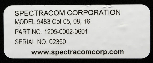 Spectracom 9483 OCXO GPS NENA ASCII NetClock NTP Network Time Server 10MHz 1PPS-www.prostudioconnection.com