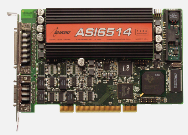 AudioScience ASI6514 PCI Broadcast Multichannel AES Digital & Balanced Analog-www.prostudioconnection.com