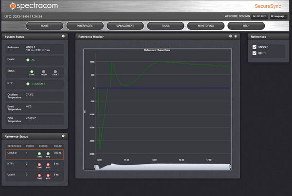 Spectracom SecureSync 013 OCXO NTP Network Time Server GPS 10MHz Oscillator-www.prostudioconnection.com