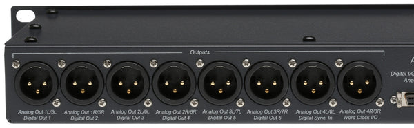 AudioScience BOB1024 Sound Card XLR Breakout Box Rackmount w 26Pin Digital Cable-www.prostudioconnection.com