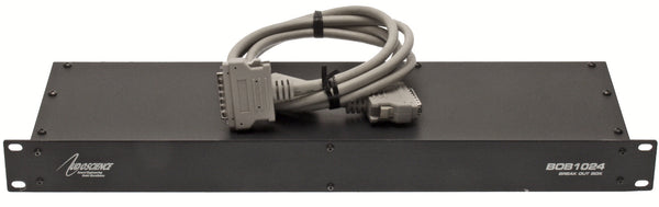 AudioScience BOB1024 Sound Card XLR Breakout Box Rackmounted 50 Pin Analog Cable [Used]-www.prostudioconnection.com