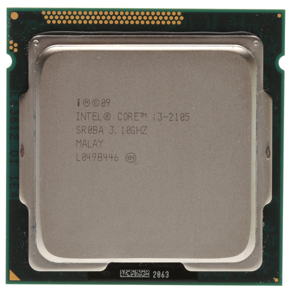Intel SR0BA i3-2105 Sandy Bridge Dual-Core 3.1GHz LGA1155 65W Desktop CPU [Used]-www.prostudioconnection.com