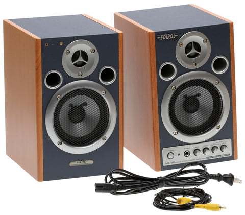 Edirol Roland MA-15D Desktop Studio Powered Nearfield Monitors S/PDIF Digital [Used]-www.prostudioconnection.com