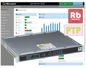 Microsemi S650 Rubidium PTP Master Syncserver GPS NTP Network Time Server Rb-www.prostudioconnection.com