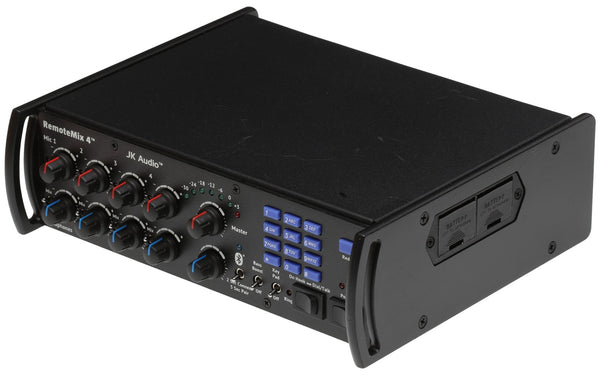 JK Audio RemoteMix 4 Portable Sports Field Mixer Broadcast Bluetooth Hybrid IFB-www.prostudioconnection.com