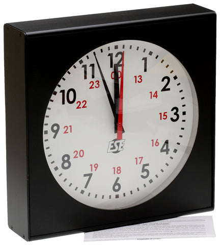 ESE LX-5112U NTP Client PoE Self-Setting 12" Analog Studio Timecode Wall Clock-www.prostudioconnection.com