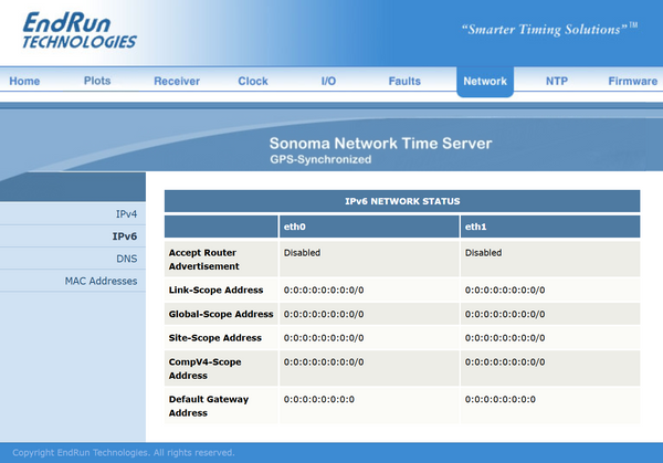 Endrun Technologies Sonoma D12 GPS TCXO NTP Network Time Server with HTTP-www.prostudioconnection.com