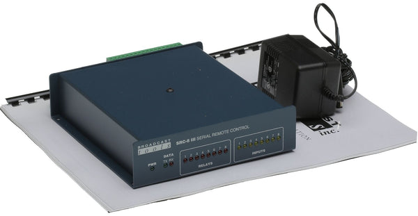 Broadcast Tools SRC 8 III Serial Remote Control Broadcast Automation Relay Box-www.prostudioconnection.com