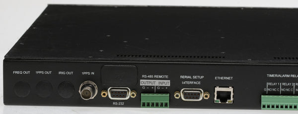 Spectracom 9388 NetClock Timecode NTP Network Time Server Protocol Ethernet IPv6-www.prostudioconnection.com
