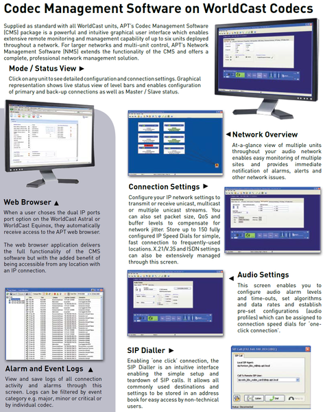 Worldcast Horizon APT-X Stereo Audio IP Codec w Broadcast Feature Set Analog XLR-www.prostudioconnection.com