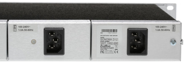 Endrun Technologies Sonoma D12 GPS OCXO NTP Network Time Server w HTTP & Dual AC-www.prostudioconnection.com