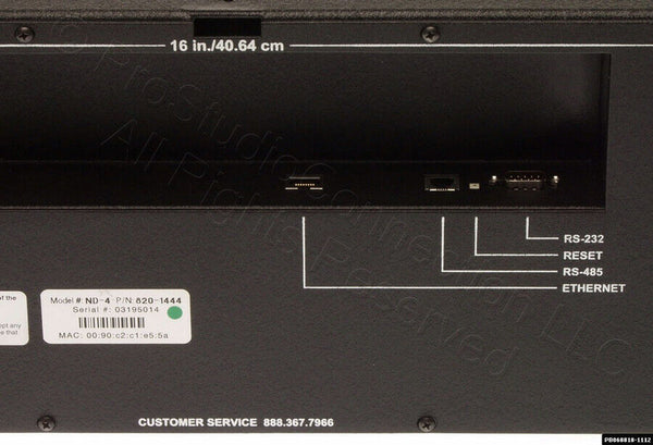 Symmetricom ND-4 NTP Internet IP Synchronized Red LED Wall Clock Ethernet ND4 [Refurbished]-www.prostudioconnection.com