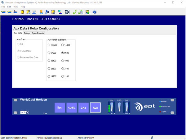 Worldcast Horizon APT-X Stereo Audio IP Codec w Broadcast Feature Set Analog XLR-www.prostudioconnection.com