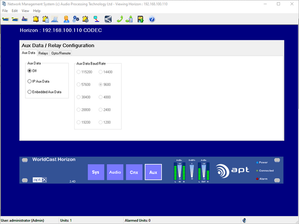 Worldcast Horizon APT-X Stereo Broadcast AES Digital Audio I/O IP Codec XLR AoIP-www.prostudioconnection.com