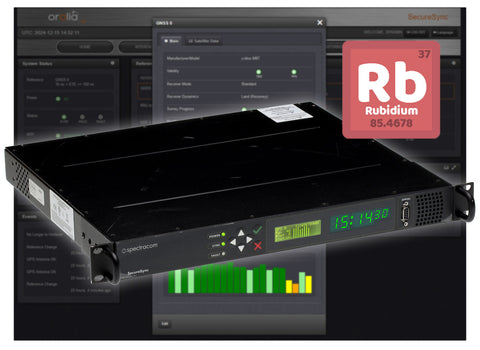 Spectracom SecureSync 053 LPN Rubidium GPS GLONASS NTP Network Time Server Rb-www.prostudioconnection.com