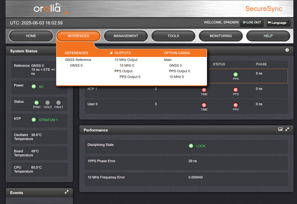 Spectracom SecureSync 013 GPS GLONASS OCXO 10MHz Oscillator NTP Network Server-www.prostudioconnection.com
