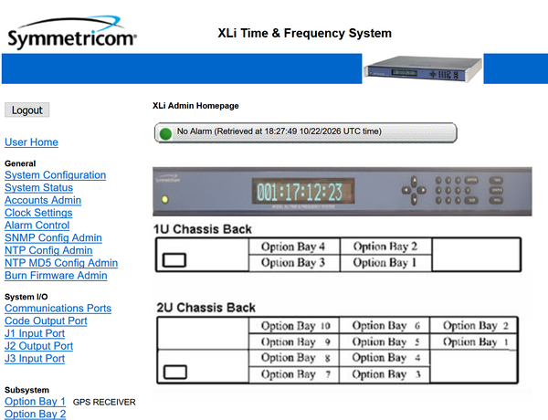 Symmetricom XLi GPS OCXO 10MHz Oscillator NTP Time Server w/ PPO TIET Freq Meas-www.prostudioconnection.com