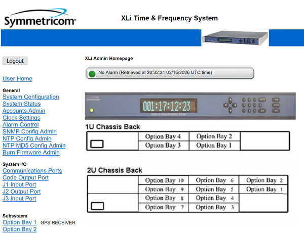Symmetricom XLi High Stab. OCXO UPGRADED GPS 10MHz NTP Time Server NEW OPEN BOX!-www.prostudioconnection.com