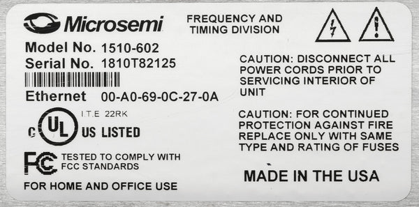 Symmetricom XLi OCXO UPGRADED GPS 10MHz LPN Oscillator NTP Time Server IRIG-B-www.prostudioconnection.com